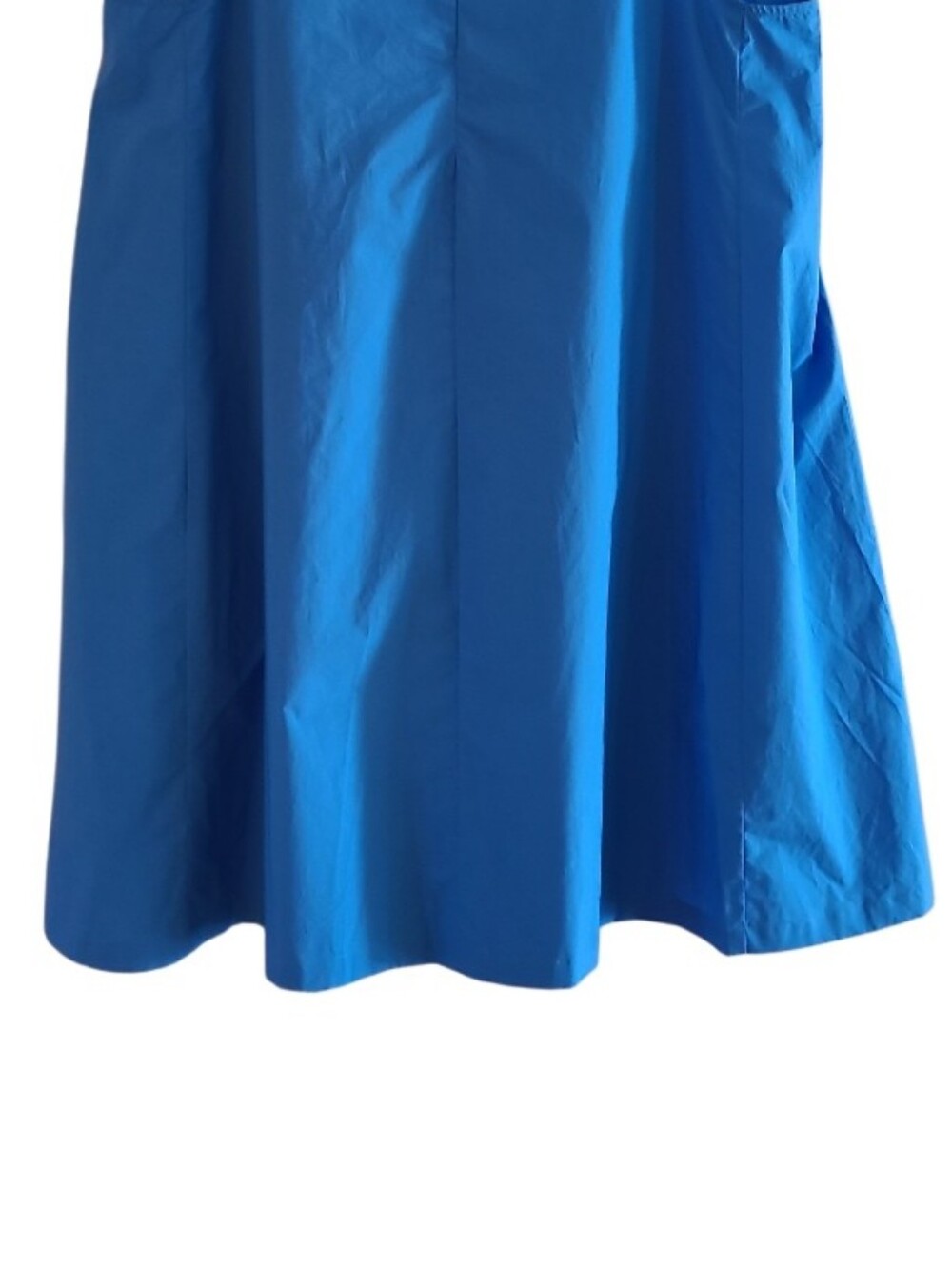 United Colors Of Benetton Kadin 100% Cotton Sleeveless A-Line Mini Dress Blue - Picture 13 of 17